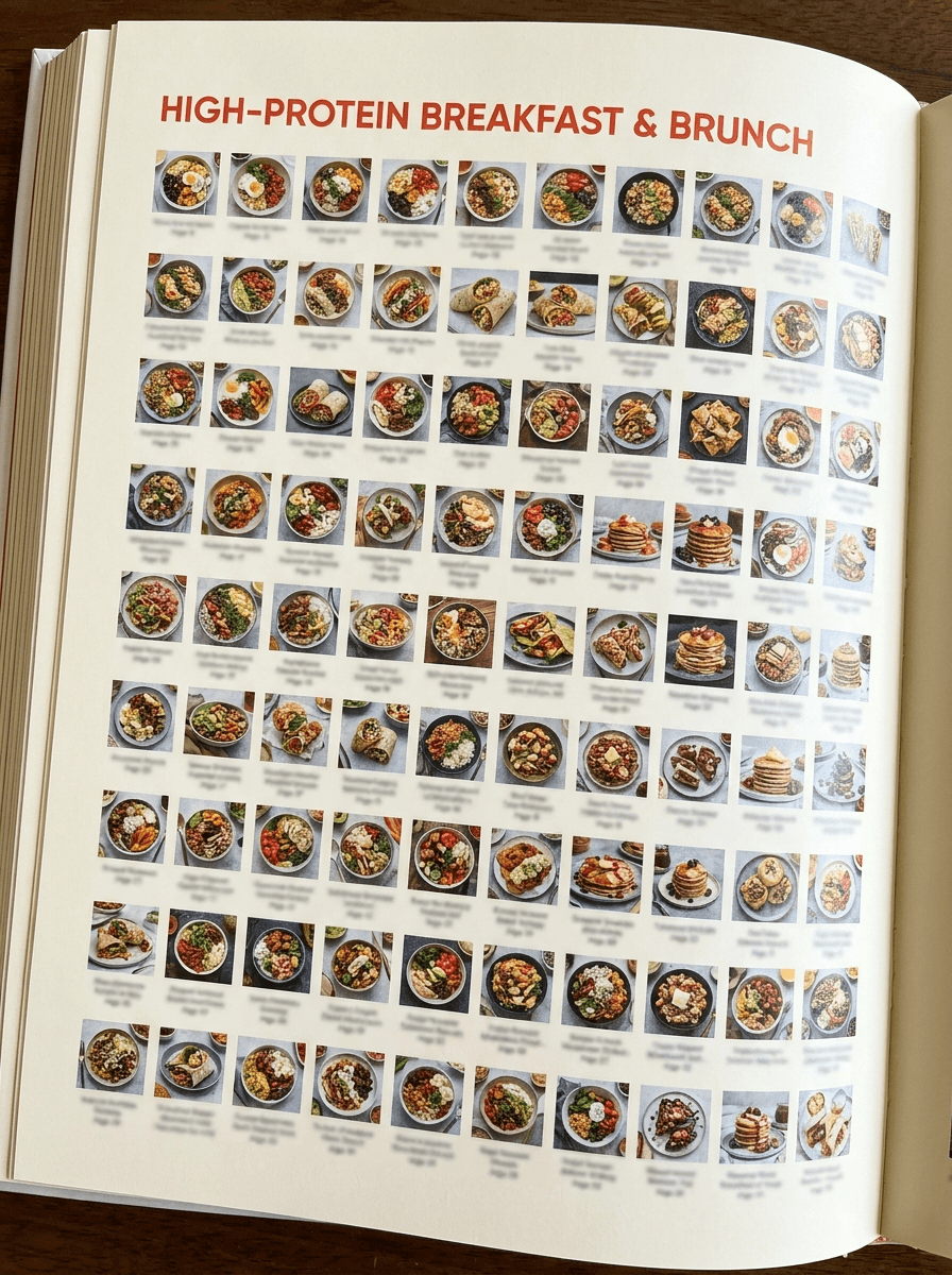 Inside Crave — recipe index and contents