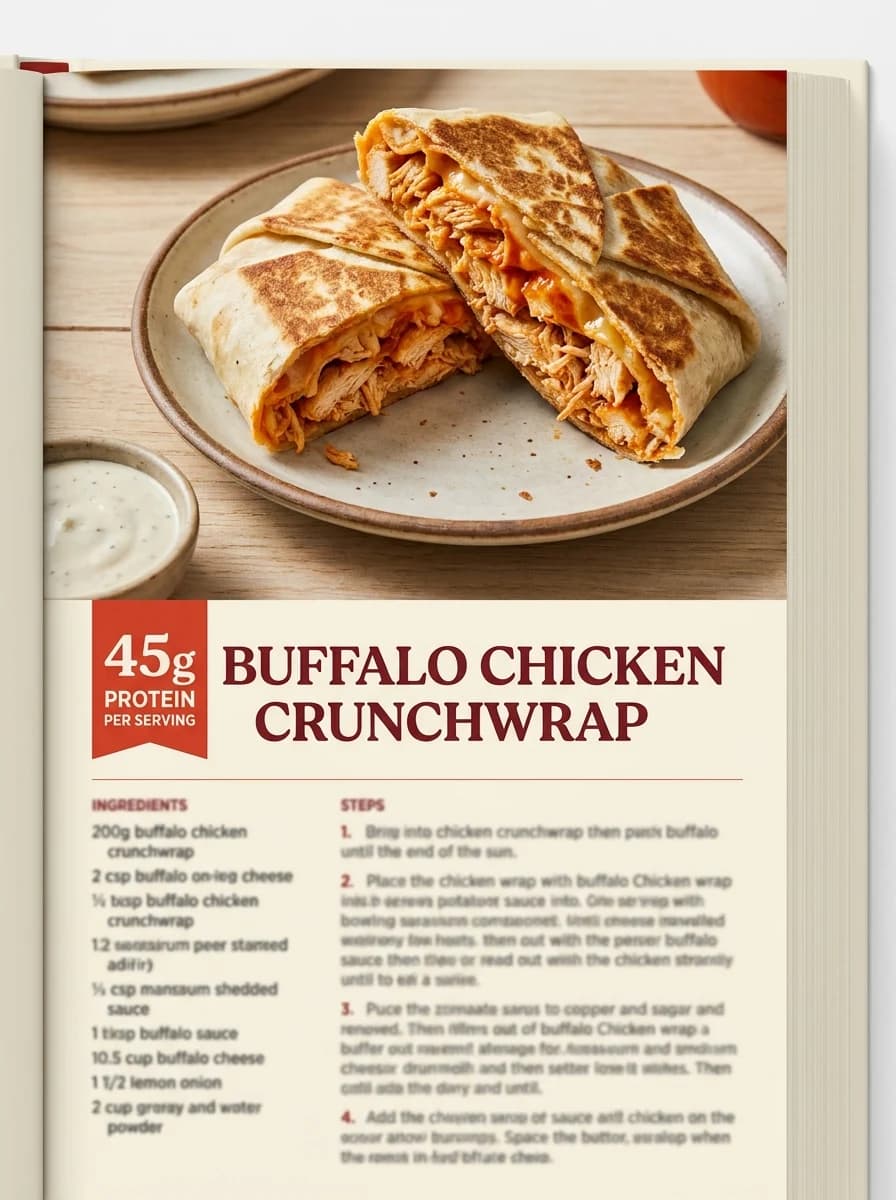 Golden toasted chicken crunchwraps on a ceramic plate